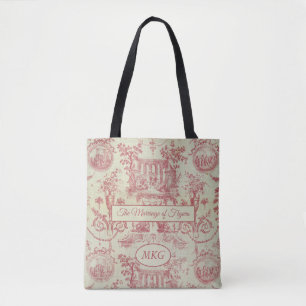 Mozart Marriage of Figaro 18th Century Vintage Tote Bag