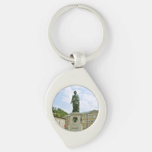 Mozart Monument in Salzburg, Austria Key Ring