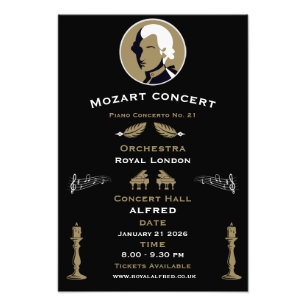 Mozart Music Concert Photo Print