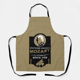 Mozart Music Lover Gift Apron