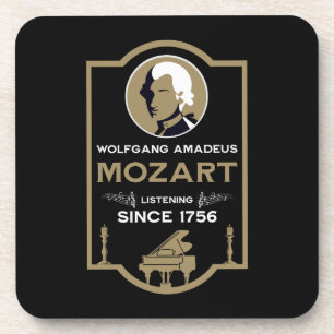 Mozart Music Lover Gift Coaster