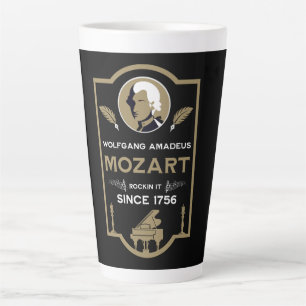 Mozart Music Lover Gift Latte Mug