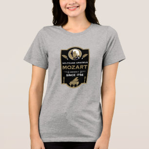Mozart Music Lover Gift Tri-Blend Shirt