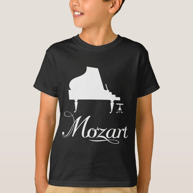 Mozart Piano T-Shirt (Front)