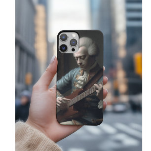 Mozart playing the electric guitar iPhone 11 case