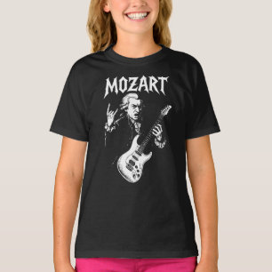 Mozart plays the guitar in metal band T-Shirt