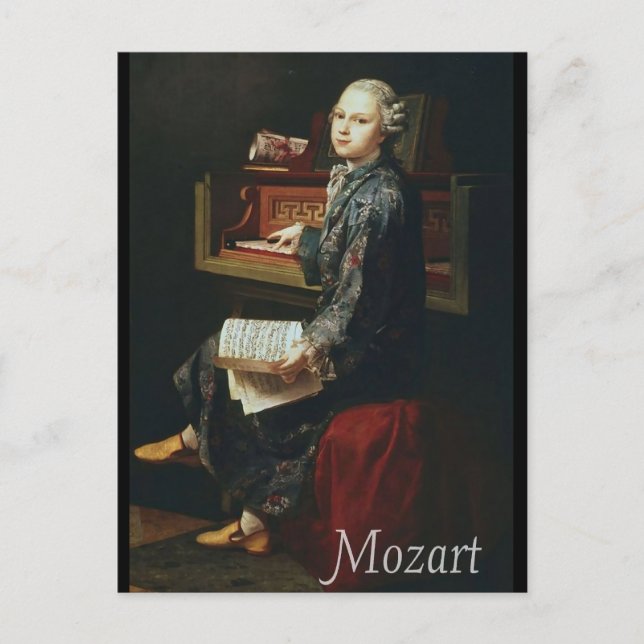 Mozart Postcard (Front)