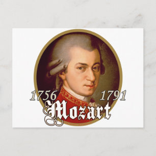 Mozart Postcard