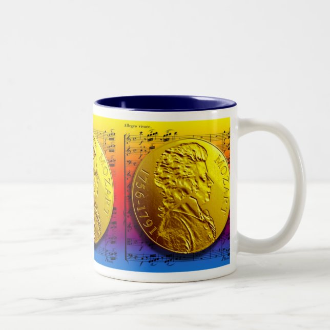 MOZART RAINBOW MEDALLION MUG (Right)