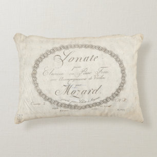 Mozart Sonata Kissen Decorative Cushion