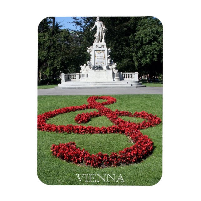 mozart vienna magnet (Vertical)