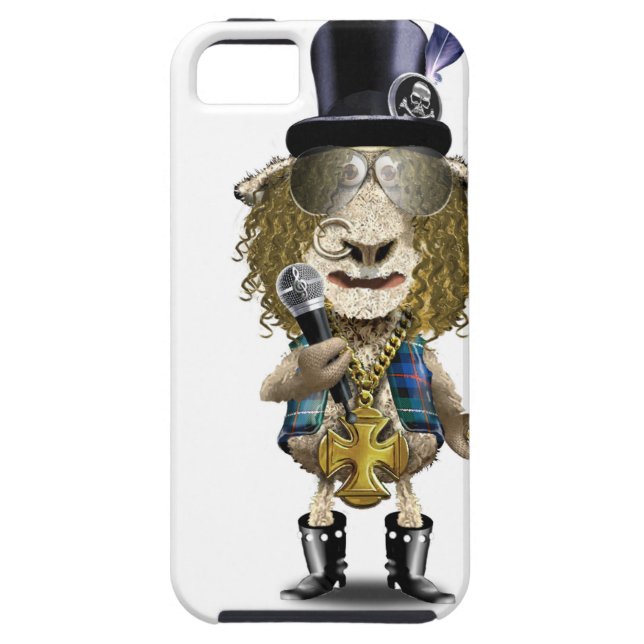 Mozz Mutton a Heavy Metal rock SHEEP Case-Mate iPhone Case (Back)