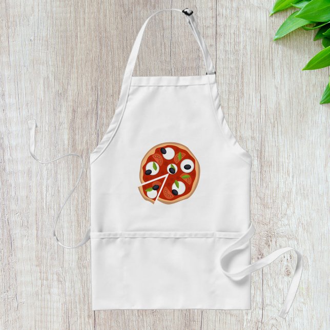 Mozzarella Pizza with Tomato and Basil Standard Apron (Creator Uploaded)