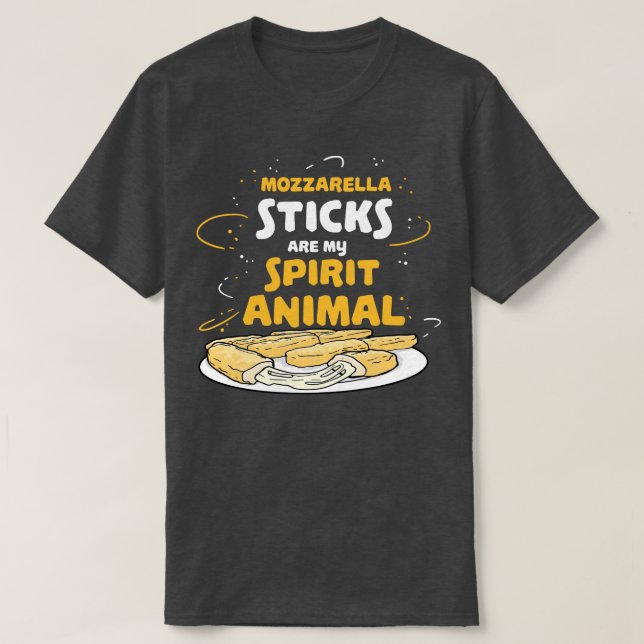 Mozzarella Stick T-Shirt (Design Front)