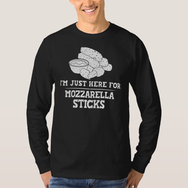 Mozzarella Sticks  Cheese Stick Bread T-Shirt (Front)