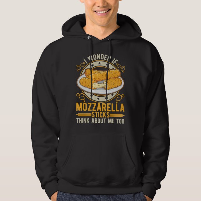 Mozzarella Sticks Cheese Sticks Hoodie (Front)