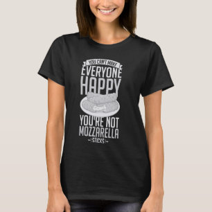 Mozzarella Sticks Funny Cheese Food Recipe T-Shirt