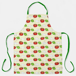 Mozzarella Tomato Basil Italian Food Ingredients Apron