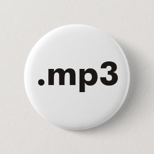 mp3 products & designs! 6 cm round badge