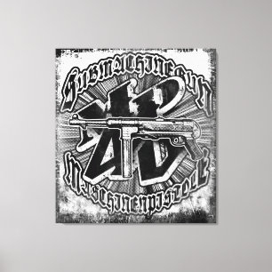 MP 40 Stretched Canvas Print