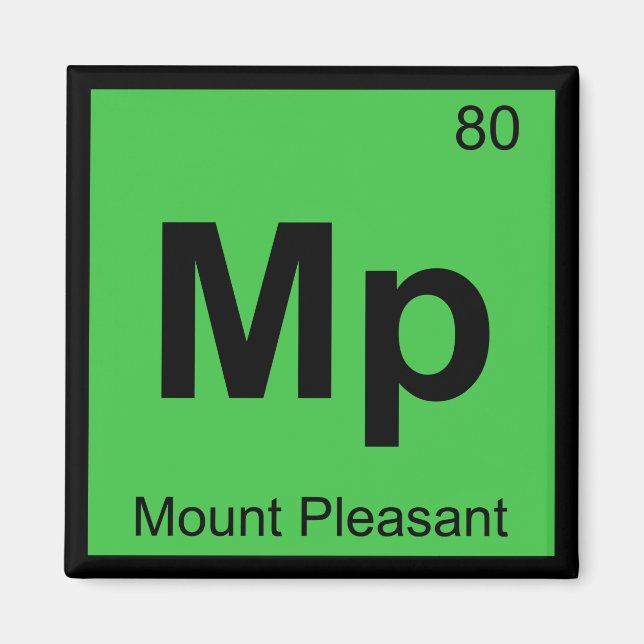 Mp - Mount Pleasant South Carolina Chemistry City Magnet (Front)