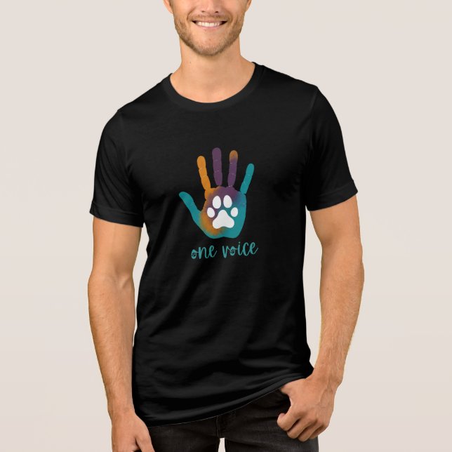 MPA Men's Bella+Canvas Black Tri-Blend Shirt (Front)