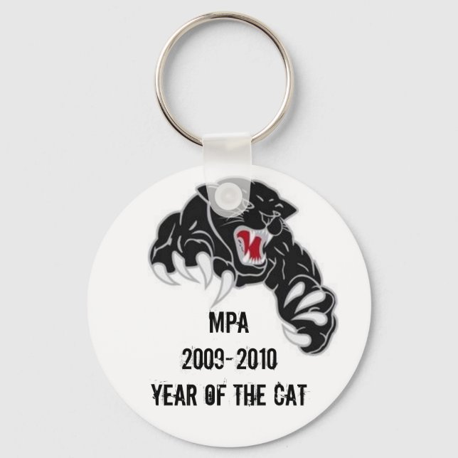 MPA Muscle Cat Key Ring (Front)