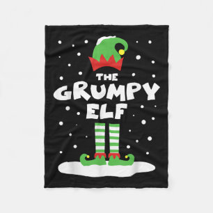 Mpy Elf Matching Group Family Holiday Xmas Costume Fleece Blanket