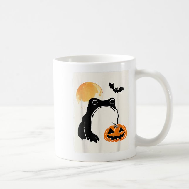 Mpy Frog Japanese Art Men Women Kids Funny Hallowe Coffee Mug (Right)