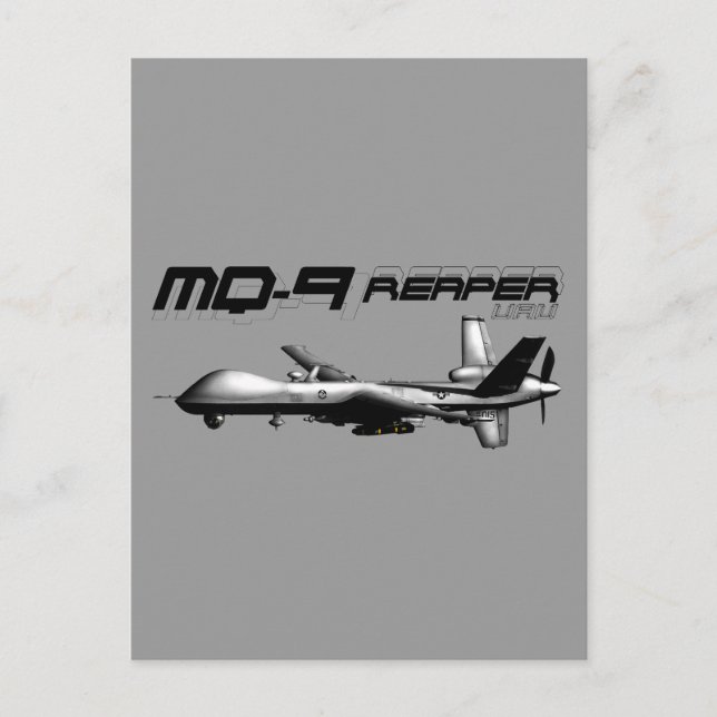 MQ-9 Reaper Postcard (Front)