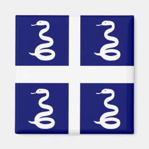 MQ - Martinique - Flag Magnet