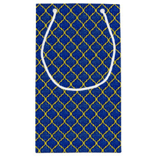 MQF Sequins-Blue-Yellow-GIFT BAG S