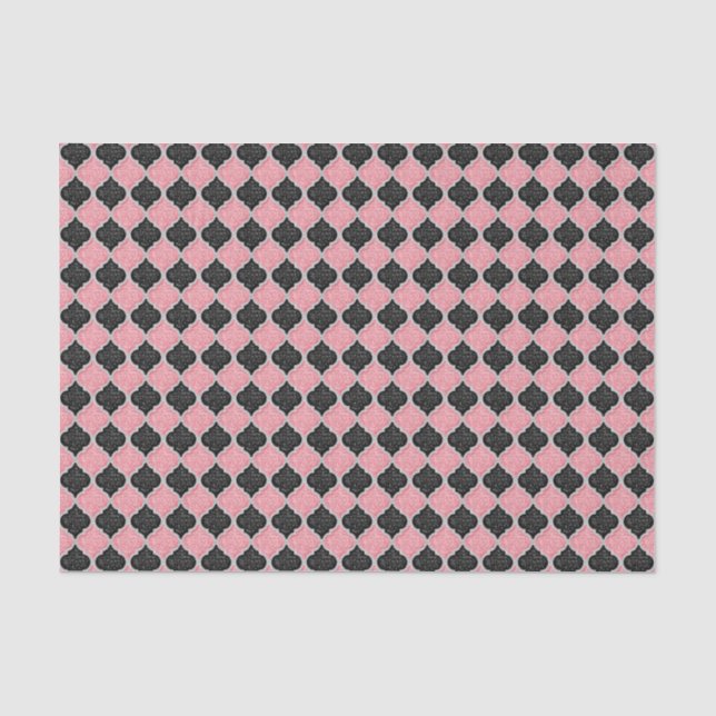 MQF-Sequins-DUSTY PINK-BLACK-W-TISSUE WRAP PAPER (Front)