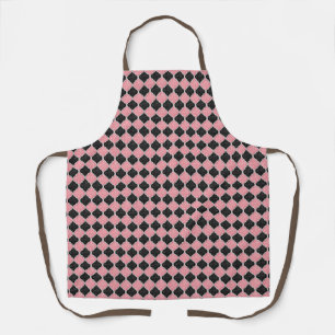 MQF Sequins-Dusty Pink-Black-White- Apron