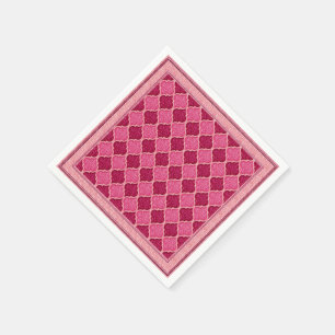 MQF Sequins-Pink-Magenta-PAPER NAPKINS