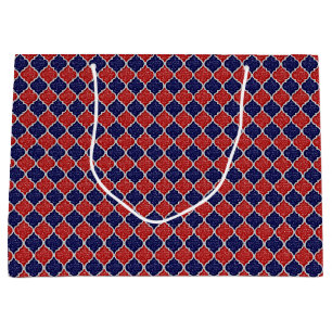 MQF Sequins-RW-DARK BLUE-GIFT BAG L