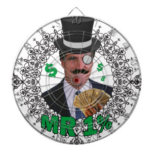 Mr 1% dartboard