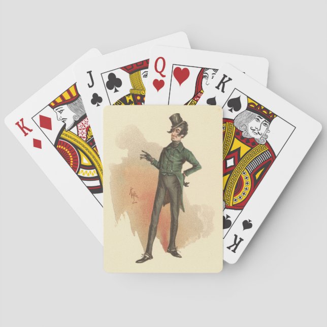 Mr. Alfred Jingle from The Pickwick Papers Playing Cards (Back)