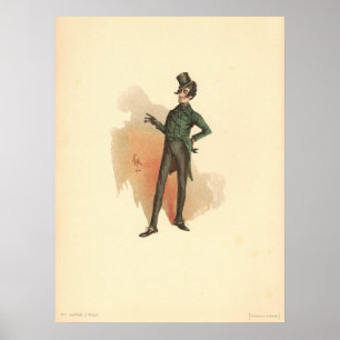 Mr. Alfred Jingle from The Pickwick Papers Poster