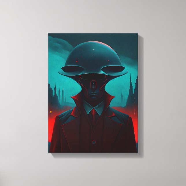 Mr. Alien Canvas Print (Front)