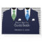 Mr and Mr Suit Green Blue Ties Gay Wedding Custom