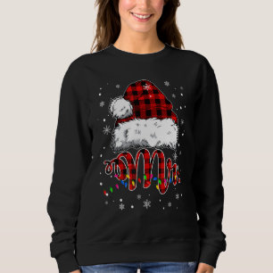Mr and Mrs Claus Christmas Couples Matching Pajama Sweatshirt