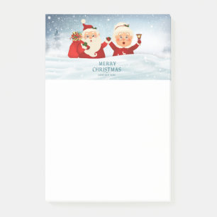 Mr. and Mrs. Claus Post-it Notes
