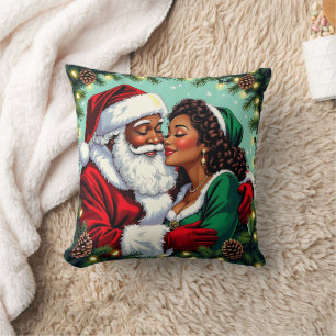 Mr and Mrs Claus Sweet Christmas Cushion