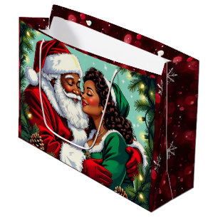 Mr and Mrs Clause Sweet Christmas Large Gift Bag