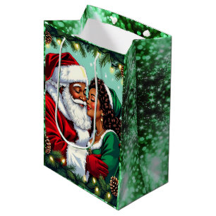 Mr and Mrs Clause Sweet Christmas Medium Gift Bag