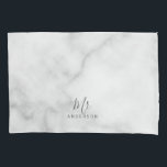 Mr and Mrs | Elegant Marble Modern Script Wedding Pillowcase<br><div class="desc">"Mr and Mrs" Elegant White Marble Modern Script Personalised Couple Gift

Perfect as wedding gifts for newlywed,  wedding anniversary gifts,  Valentine's day gifts and gift for any occasions.</div>