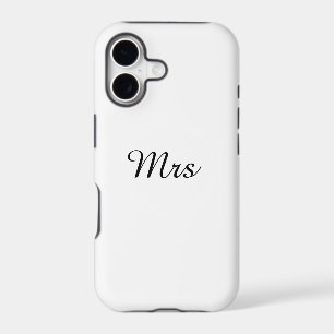 Mr and Mrs elegant modern matching couple