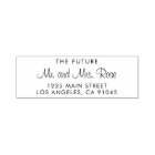 Mr and Mrs Elegant Wedding Return Address