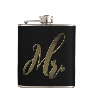 Mr and Mrs Flask Set Hip Wedding Flask Set